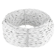 Изображение Ретро кабель витой 2х1,5 (белый) 50м W6452501